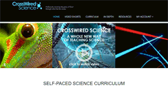 Desktop Screenshot of crosswiredscience.com