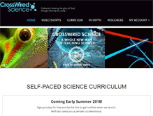 Tablet Screenshot of crosswiredscience.com